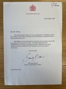 Letter from The Queen